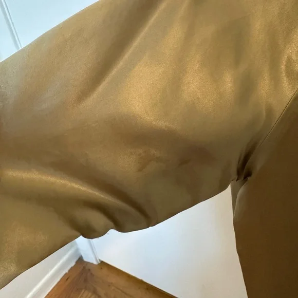 Vintage Gold Satin 49ers Bomber Jacket - Picture 4 of 4